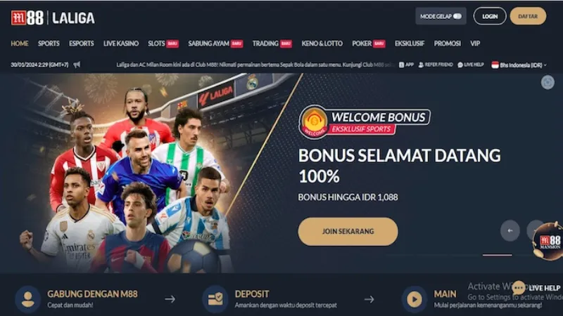 Kekurangan Pasar Gol Atas dan Bawah di Taruhan M88 2,5 Gol