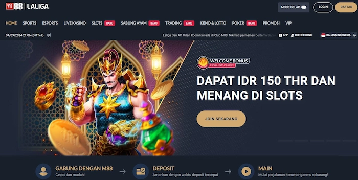 Mengapa Anda harus menyetor uang di bandar taruhan M88